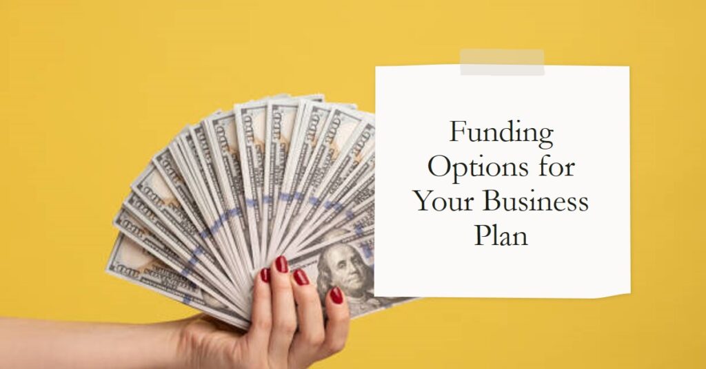 business plan funding