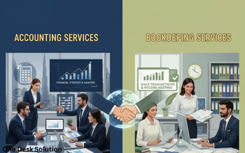 Accounting Services vs Bookkeeping Services