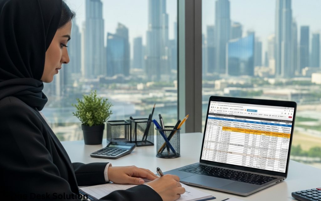 Small Business Tax Real Estate Accountiant working the UAE