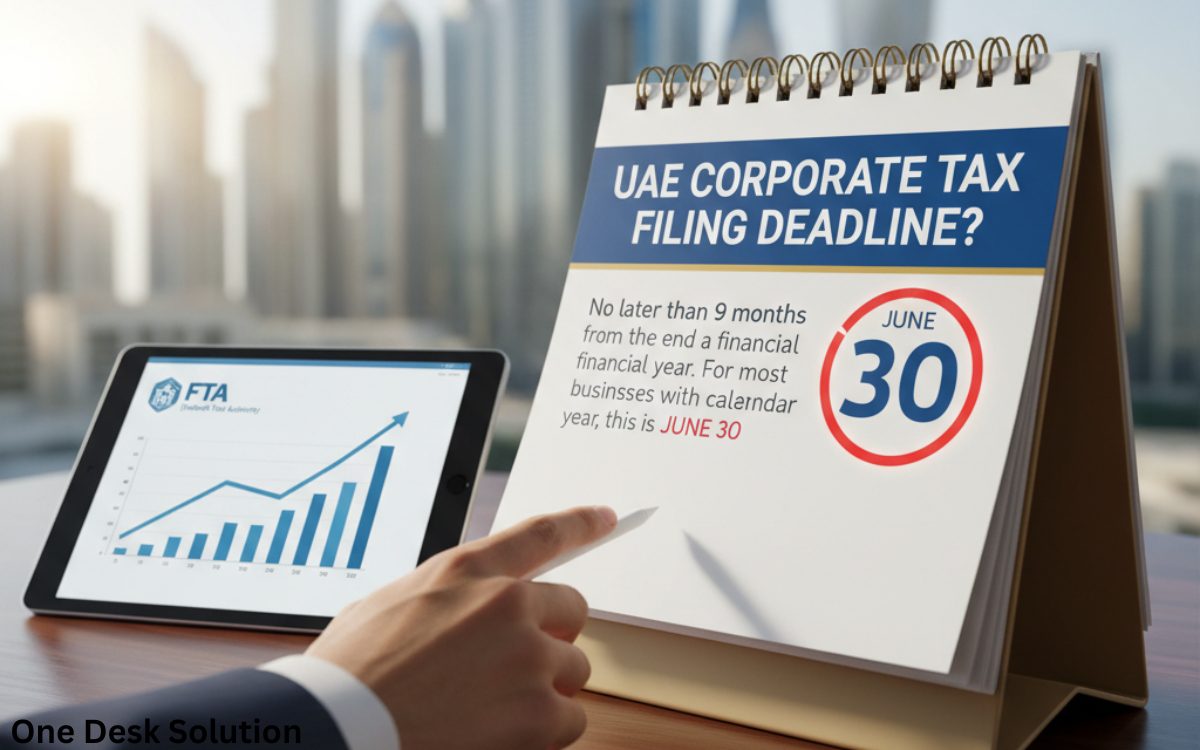 When do corporate tax returns need to be filed in UAE?