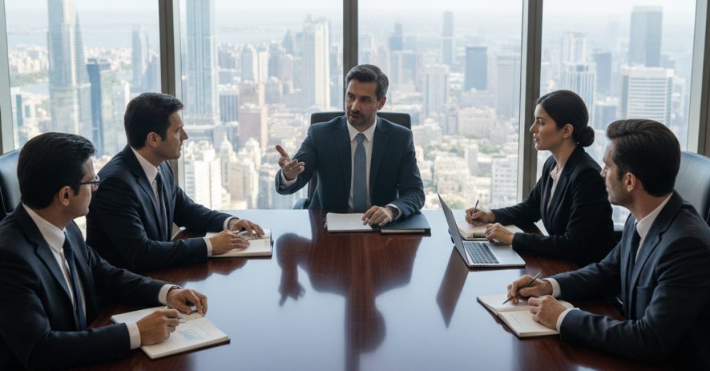 Team is in in meeting regarding Capital Investment Decisions for Growing Companies