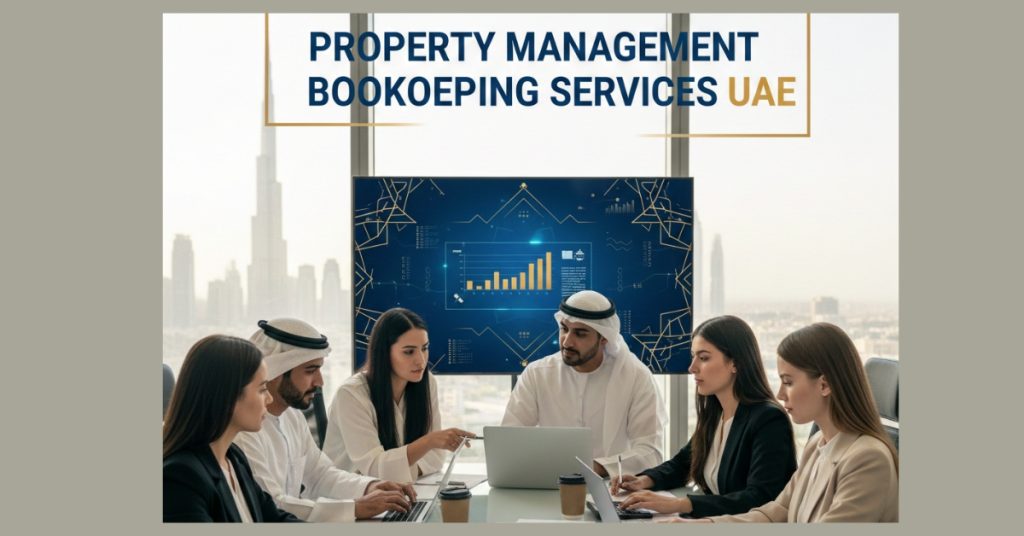 Team is working Property Management Bookkeeping Services UAE
