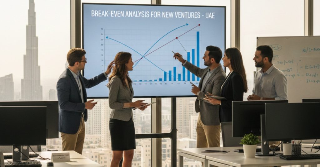 Team is working on Break-even Analysis for New Ventures in UAE