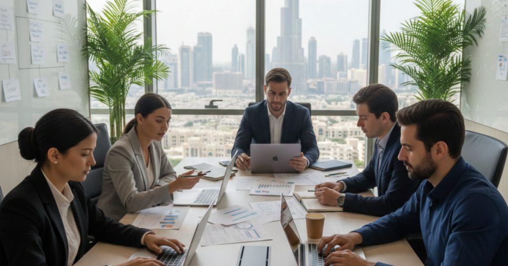 team in UAE is working on Year-End Accounting Checklist for UAE Companies 2025