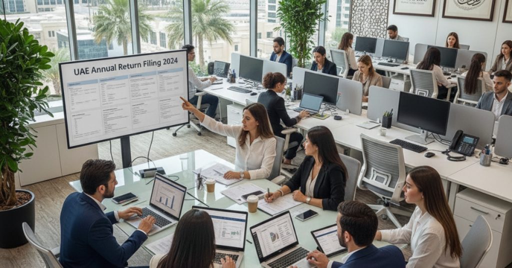Team is working on Annual Return Filing UAE
