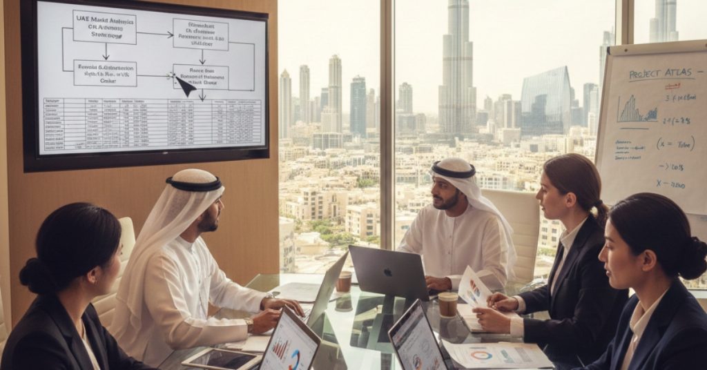 Team is working on Financial Modeling for Business Expansion in UAE