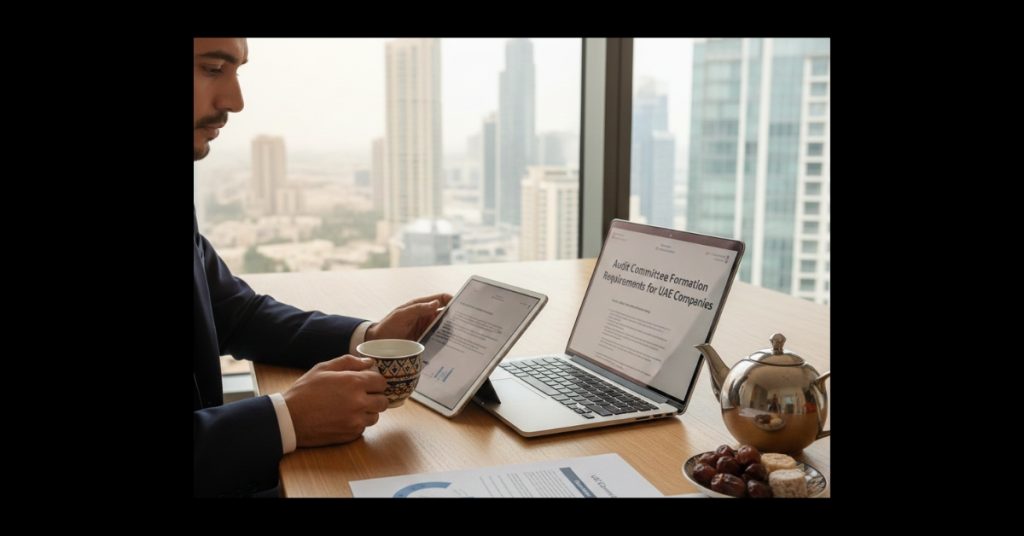 Man is working on Requirements of Audit Committee Formation