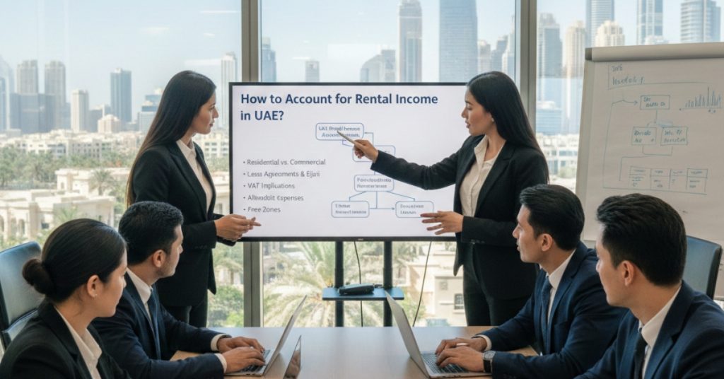Team is working on Account for Rental Income in UAE