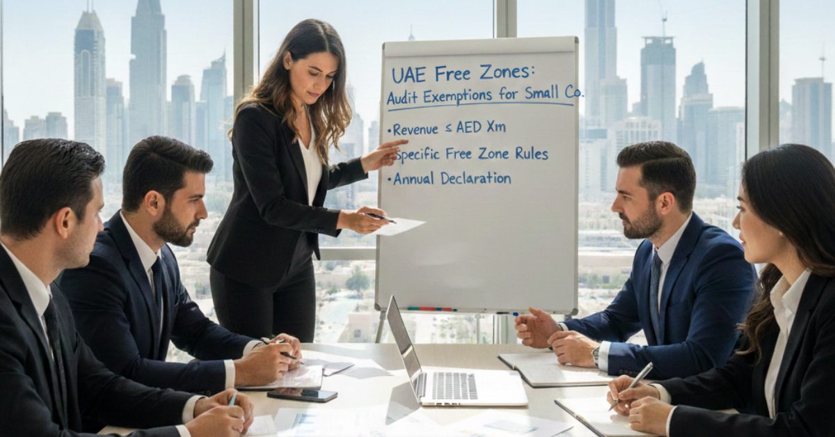 Team is working on Audit Exemptions for Small Companies in UAE Free Zones