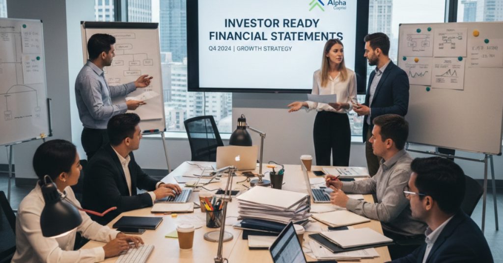 Team is working on Investor Ready Financial Statements