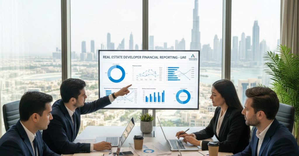 Team is working on Real Estate Developer Financial Reporting in UAE