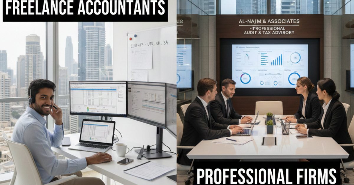 Freelance Accountants vs Professional Firms in UAE