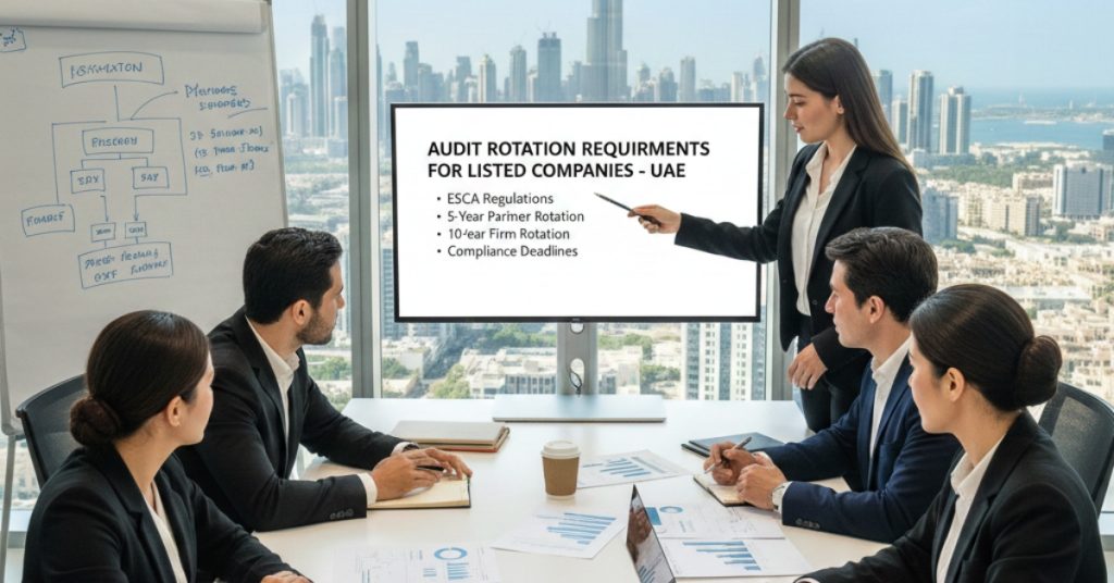 Team is working on Audit Rotation Requirements for Listed Companies in UAE