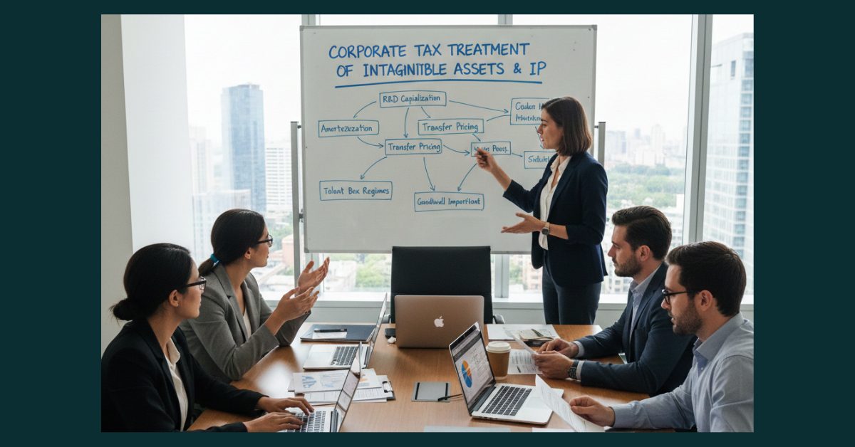 Team is working on Corporate Tax Treatment of Intangible Assets and Intellectual Property