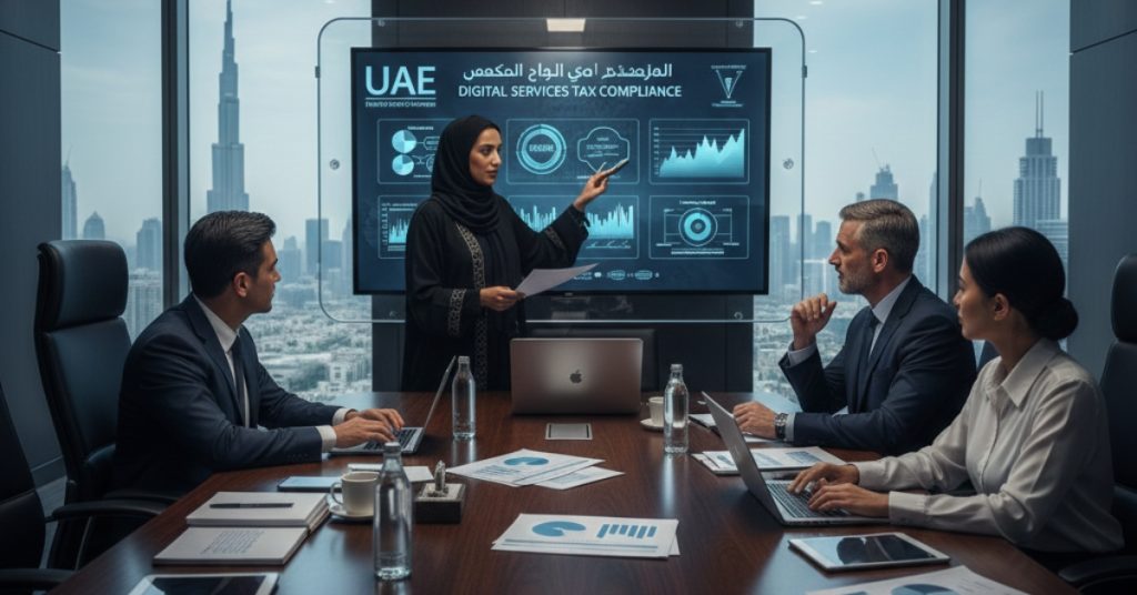 Team is working on Digital Services Tax Compliance in UAE