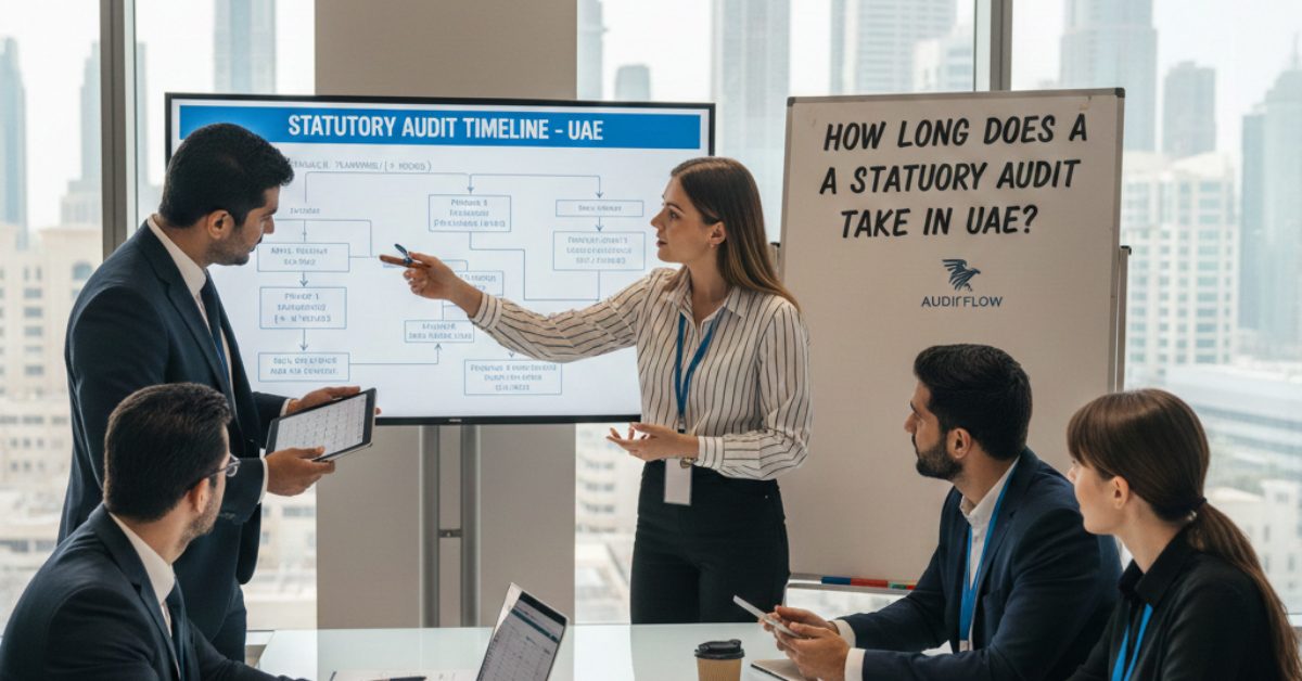 Team is working on How Long Does a Statutory Audit Take in UAE