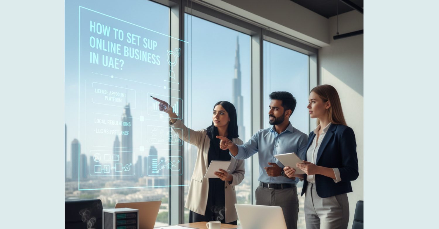 Team is working on How to Set Up an Online Business in UAE
