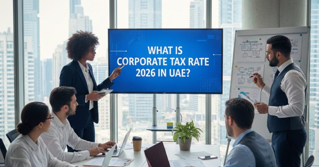 Team is working on What is corporate tax rate 2026 in UAE