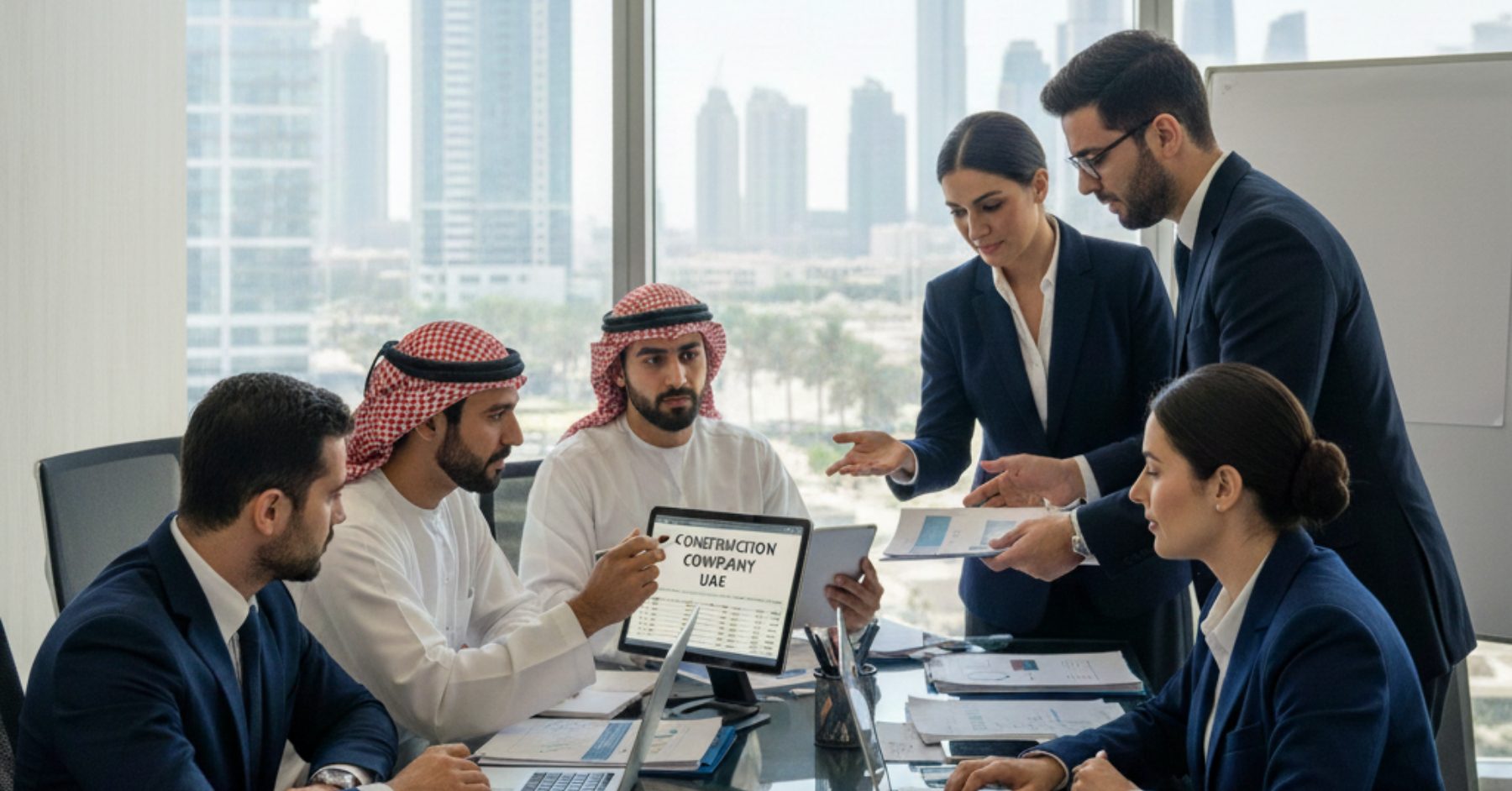 Team is working on Construction Company Accounting UAE