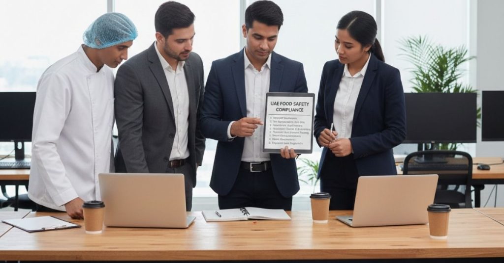 Team is working on What are food safety compliance requirements in UAE