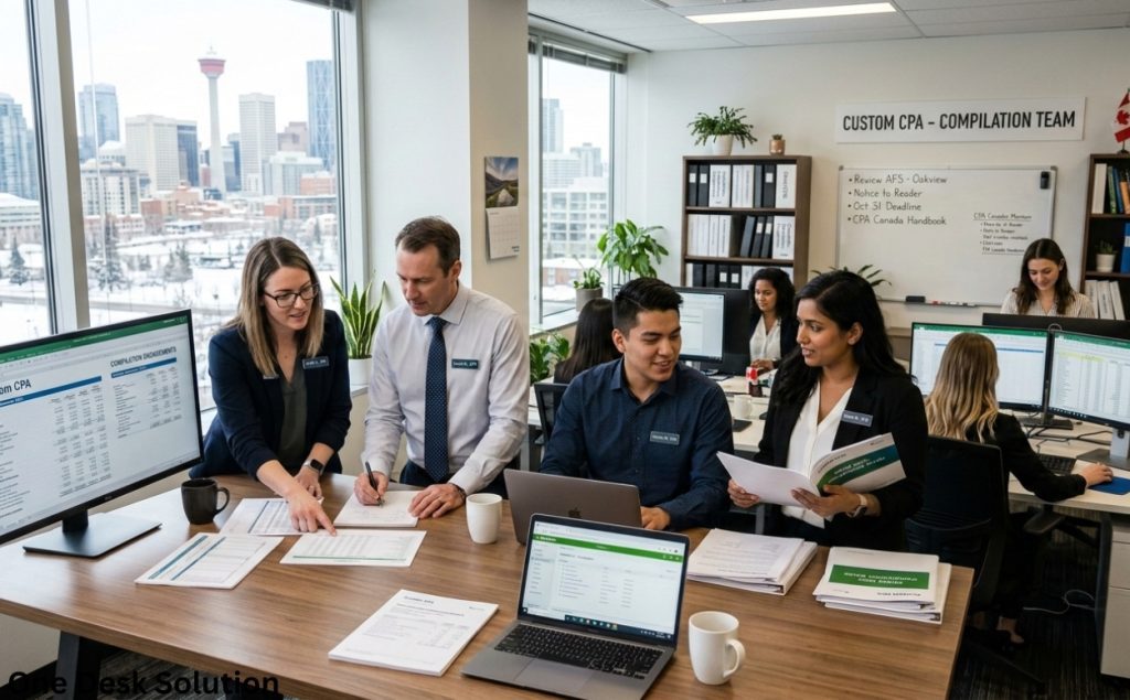 One Desk Solution, Compilation Engagements team working in the office in, Dubai UAE