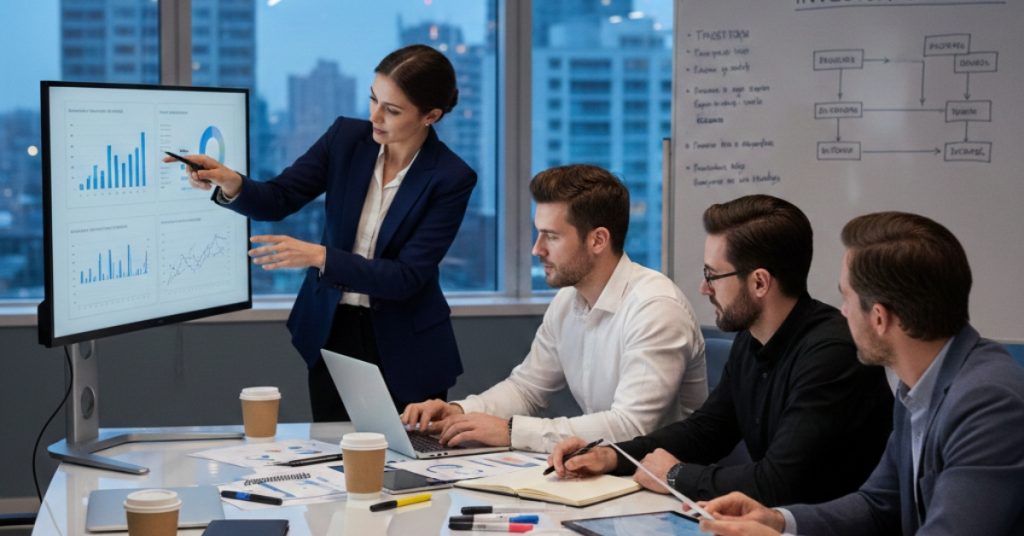 Employees are preparing for investor meetings