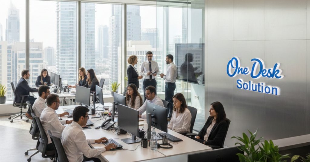 Employees are woring in office regarding M&A Accounting Services in UAE