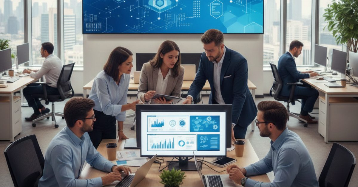 Employees are working in office regarding Double Tax Treaty Benefits UAE