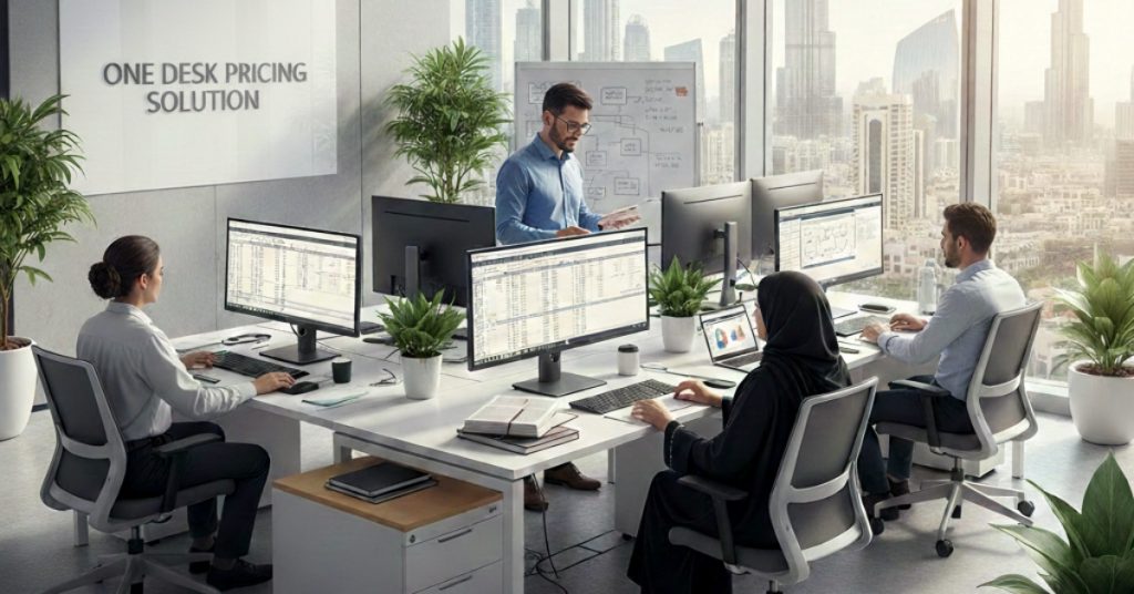 Employees are working transfer pricing documentation in UAE