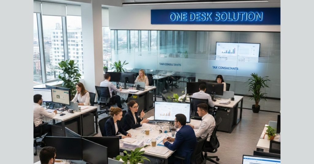 Team is working regarding tax consultant