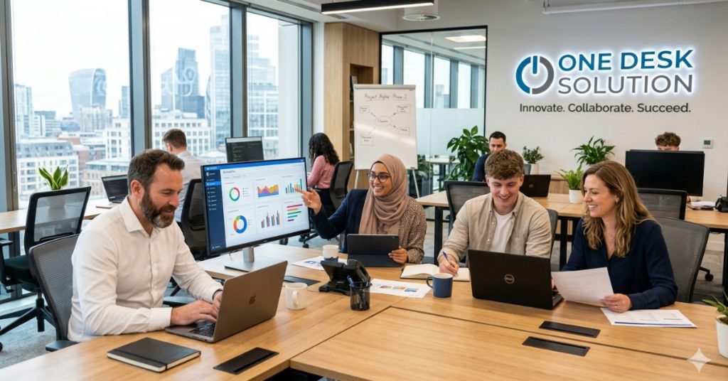 Employees are working regarding Investment Advisory Services UAE