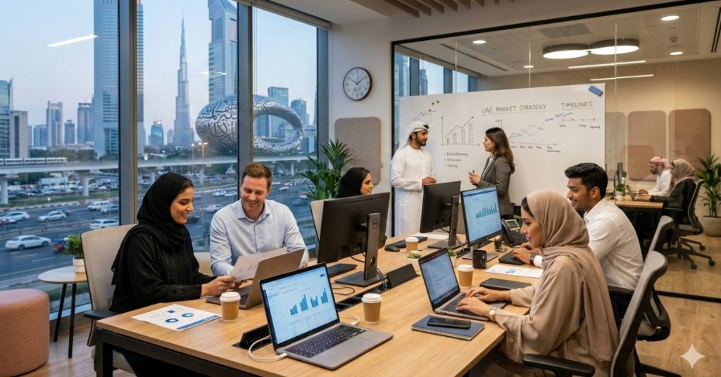 Employees are working regarding Work Permit and Visa Processing Services