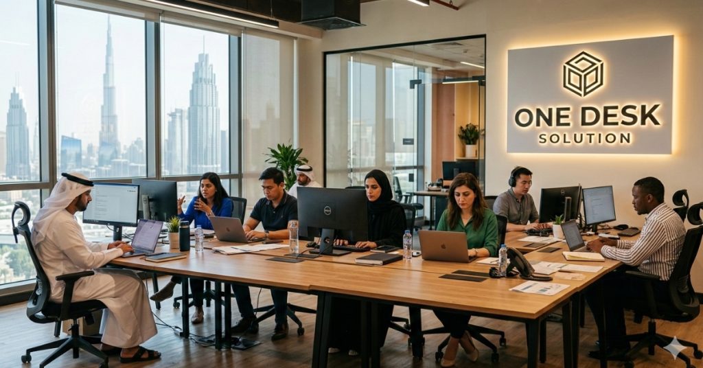 Employees are working regarding handling returns and refunds accounting in UAE
