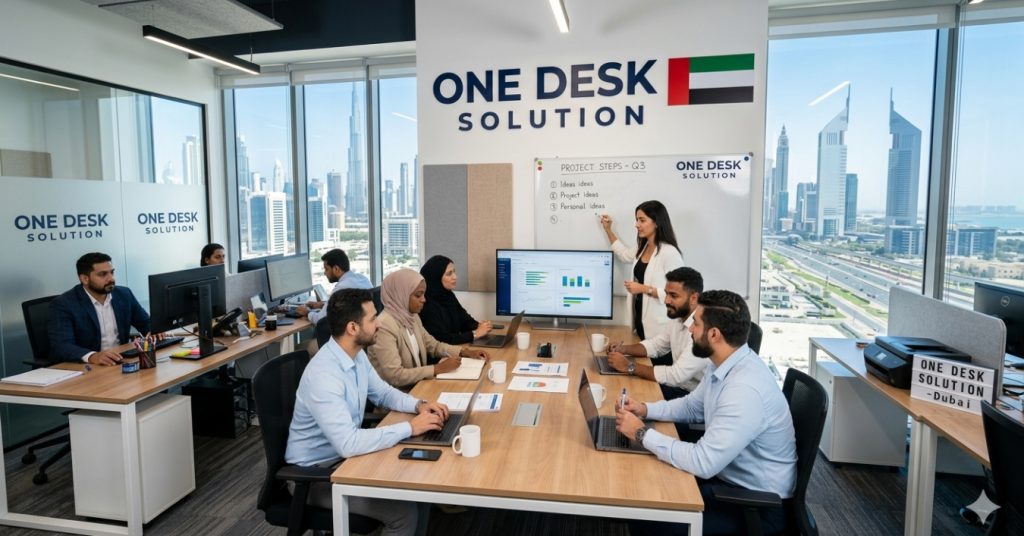 Employees are working regarding ADNOC Supplier Registration Process