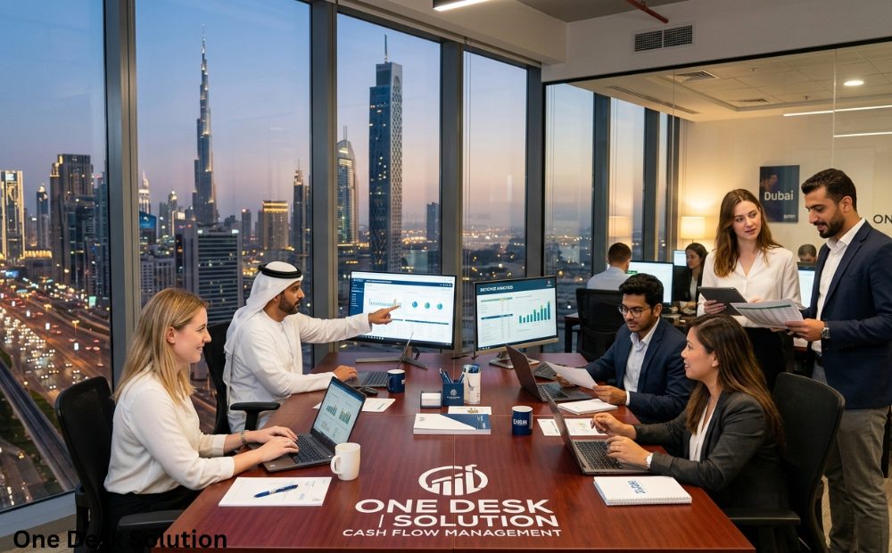 One Desk Solution, Cash Flow Management team working in Dubai