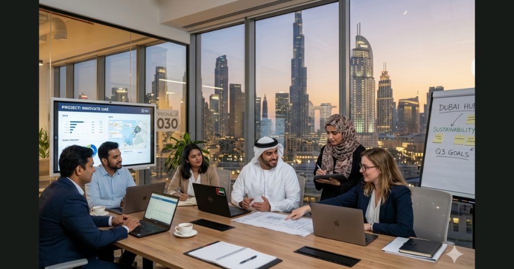 Employees are working regarding Cash Flow Forecasting Services Dubai (1)