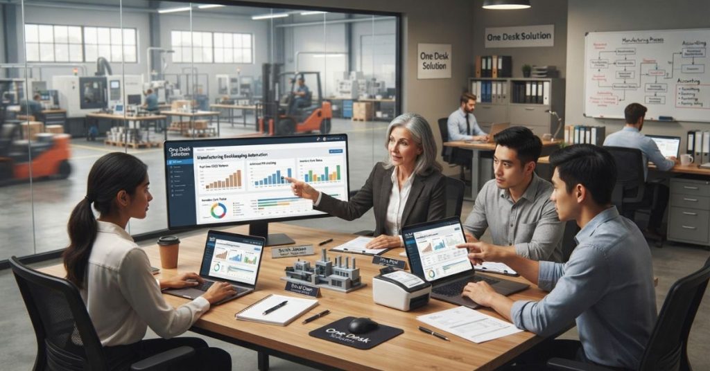 Bookkeeping automation for manufacturing companies