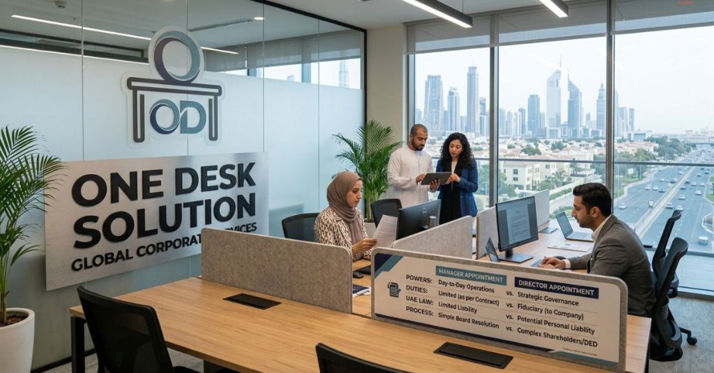 Manager Appointment vs Director Appointment Legal Differences UAE