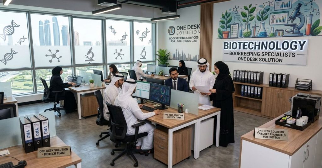 Bookkeeping services for biotechnology companies UAE
