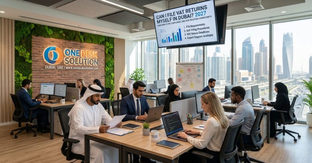 Can I file VAT returns myself in Dubai 2027
